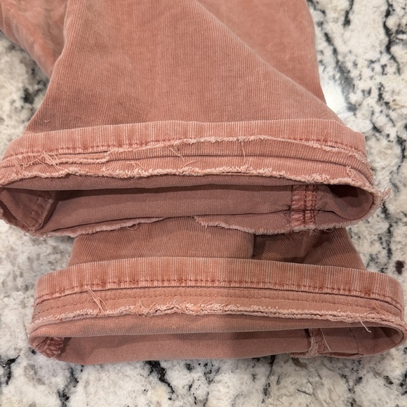 Pink We the Free Bottoms Penny Pull Up Flare Courderoys - Picture 8 of 9